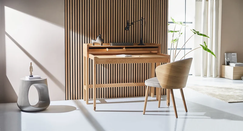Modesto Sekretär – eleganter Schreibtisch aus Massivholz in verschiedenen Ausführungen