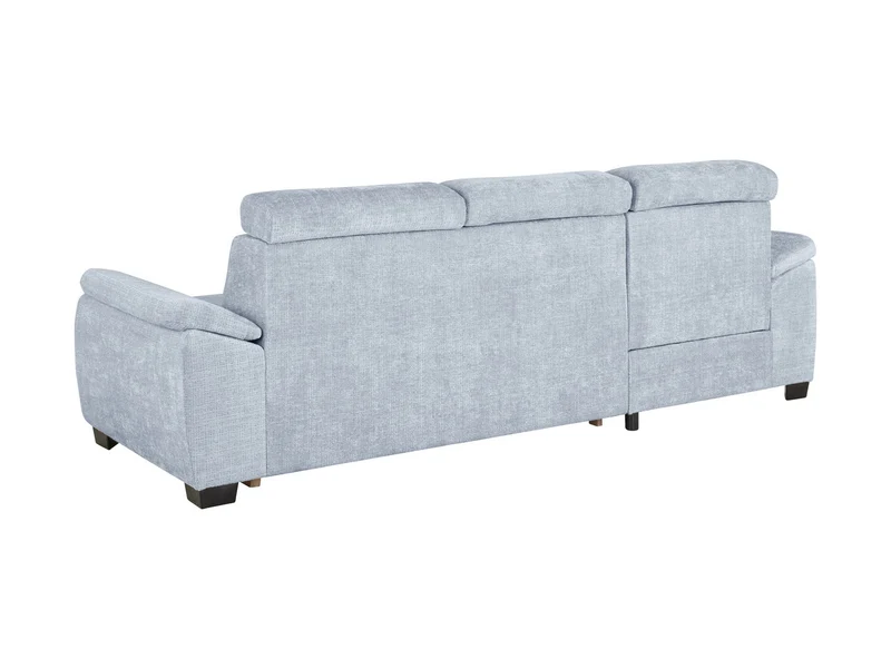 Aguda Corner Sofa Bed | Dolphin Mechanism, 3 Adjustable Headrests & Storage | 269x175cm | 133x210cm Sleep
