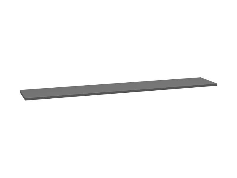 System 64 Modular Top Panel | Graphite | 192x35cm | Scratch-Resistant Laminate | Connects Units