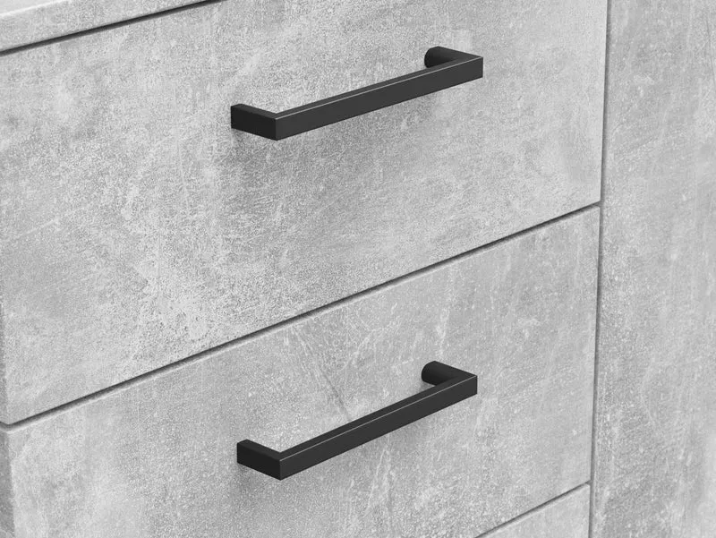 MultiDo Sideboard 120 cm – Light Atelier, 3 Doors with Shelves, 2 Drawers, Modular System