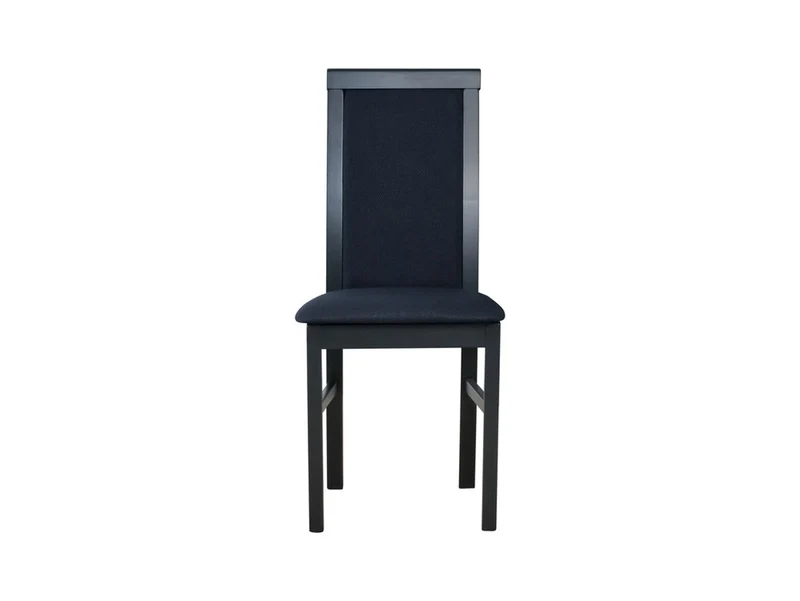 Como Dining Chair – Black Upholstery & Black Frame, Ergonomic, Minimalist Design