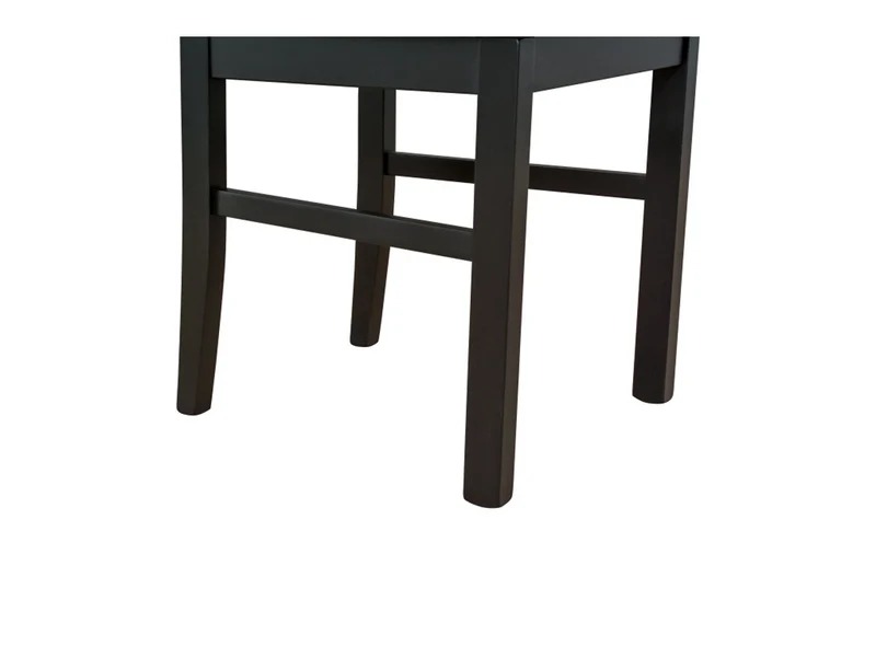Como Dining Chair – Black Upholstery & Black Frame, Ergonomic, Minimalist Design