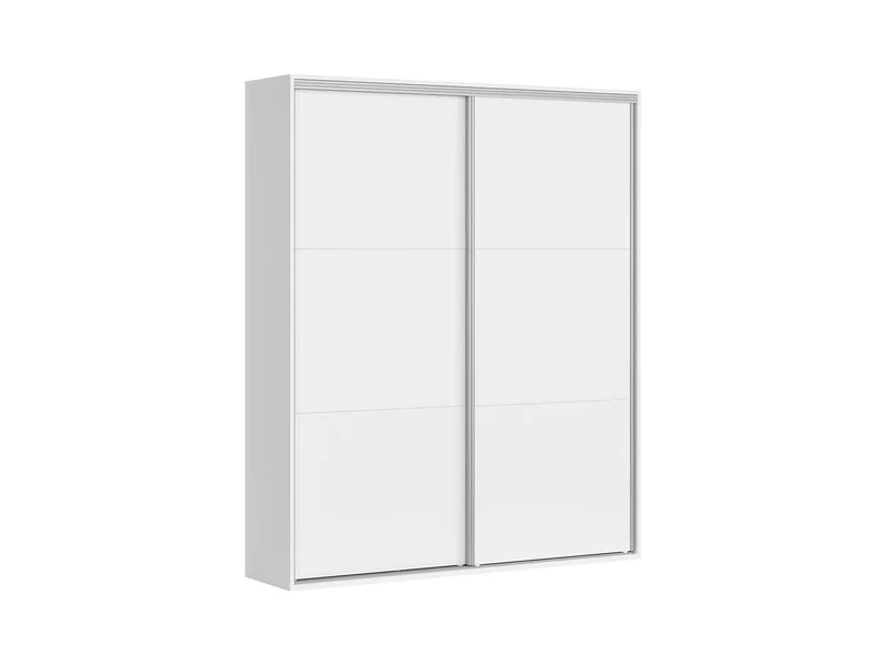 Flex Sliding Wardrobe 180 cm – White, 4 Soft-Close Drawers, 2 Rails, 5 Shelves, 10-Year Warranty