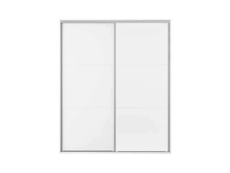 Flex Sliding Wardrobe 180 cm – White, 4 Soft-Close Drawers, 2 Rails, 5 Shelves, 10-Year Warranty