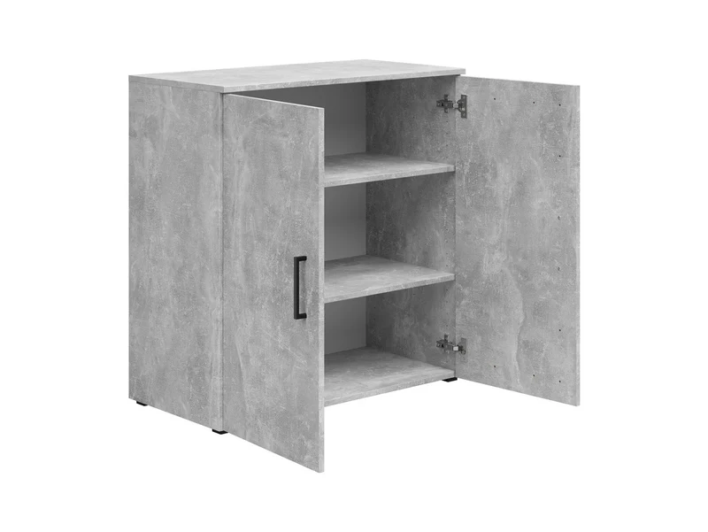 MultiDo Low Cabinet with 2 Doors – Wide Storage Unit | Light Atelier | 80cm