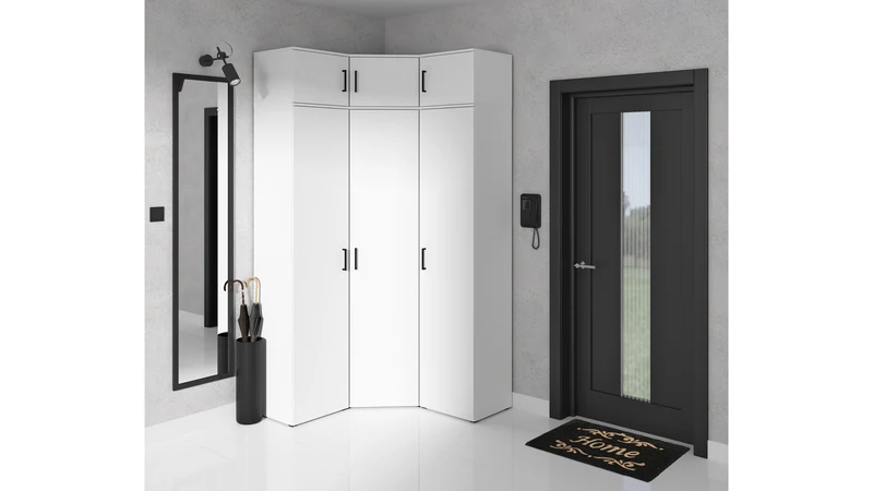 MultiDo Tall Modular Cabinet with Door – 6-Zone Storage Unit | Light Atelier | 50cm