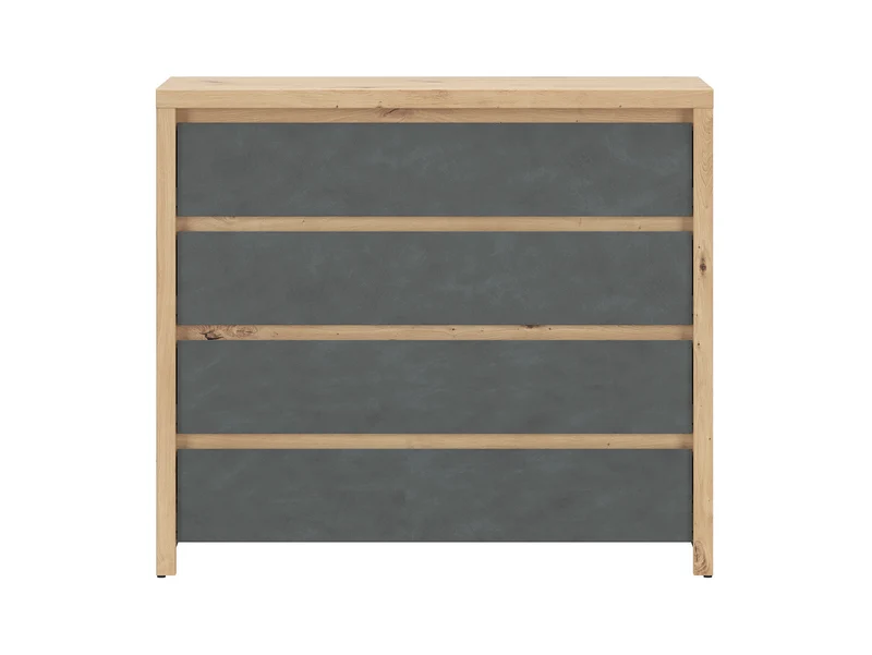 Larios Chest of Drawers 105x91 cm – Artisan Oak & Matera, Angled Fronts