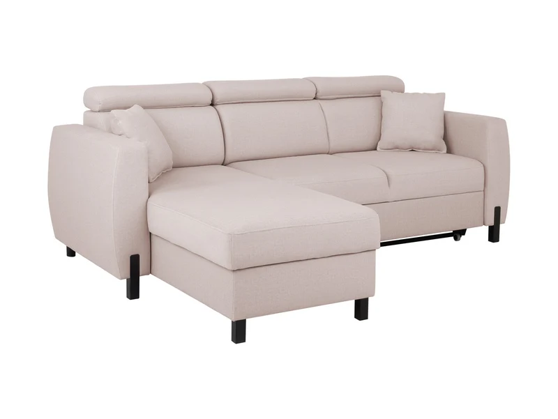 Tulio Corner Sofa Bed with Storage – Reversible Left/Right | Adjustable Headrests