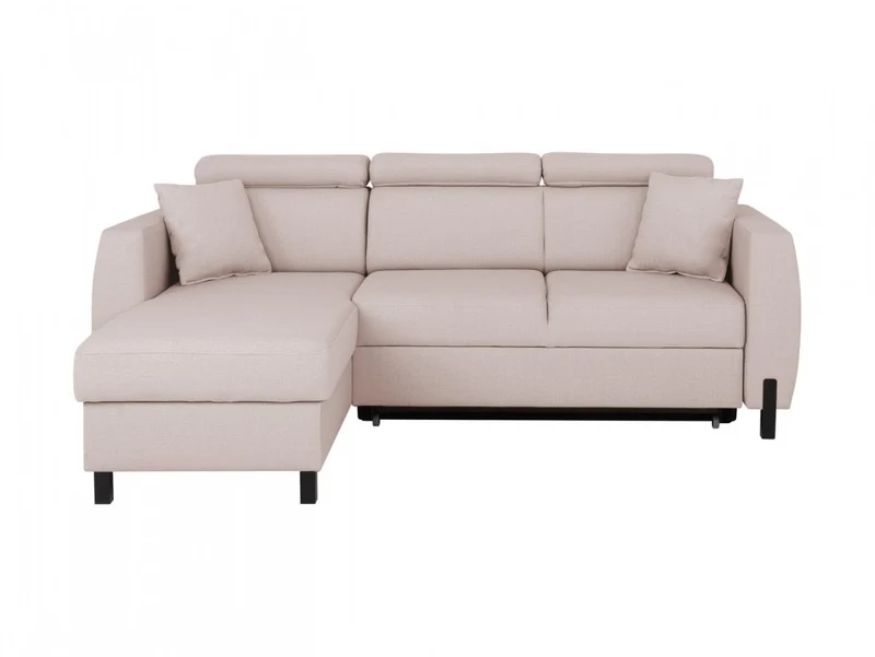 Tulio Corner Sofa Bed with Storage – Reversible Left/Right | Adjustable Headrests