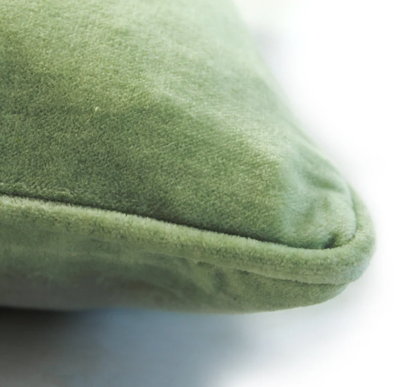 Kissenhülle Velours | olive