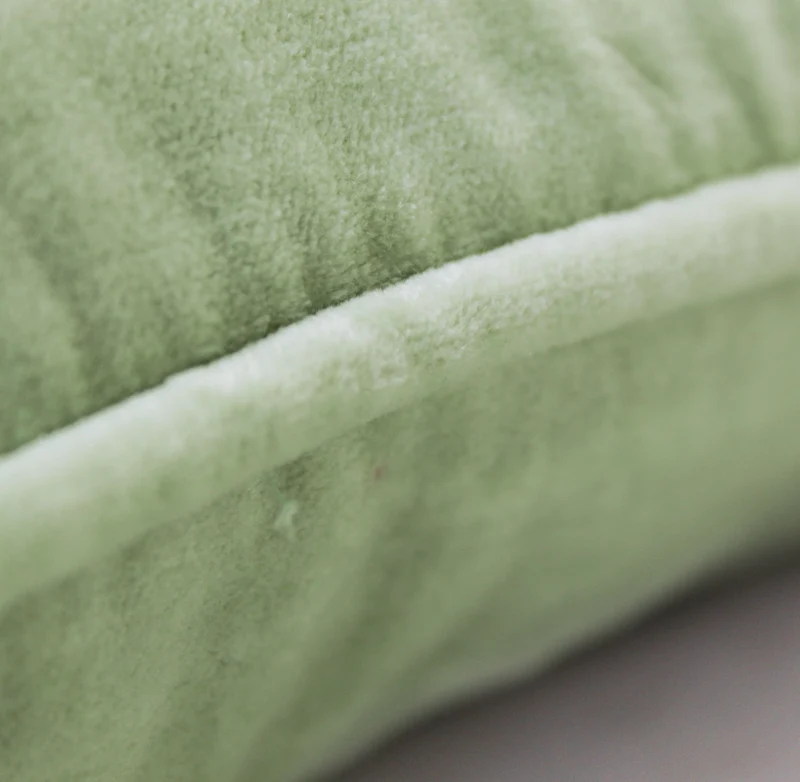 Kissenhülle Velours | olive