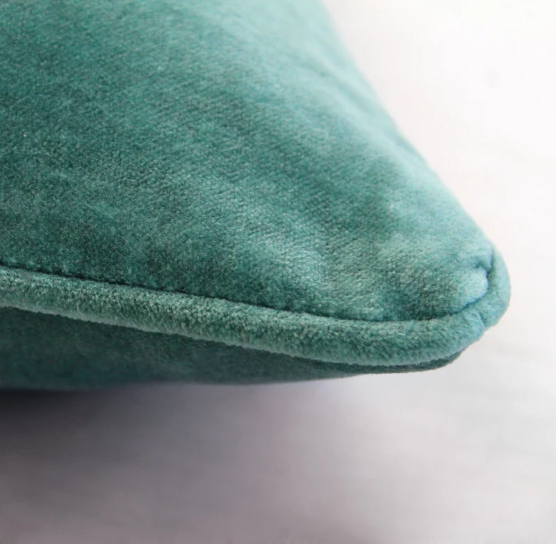 Kissenhülle Velours | oceanblue