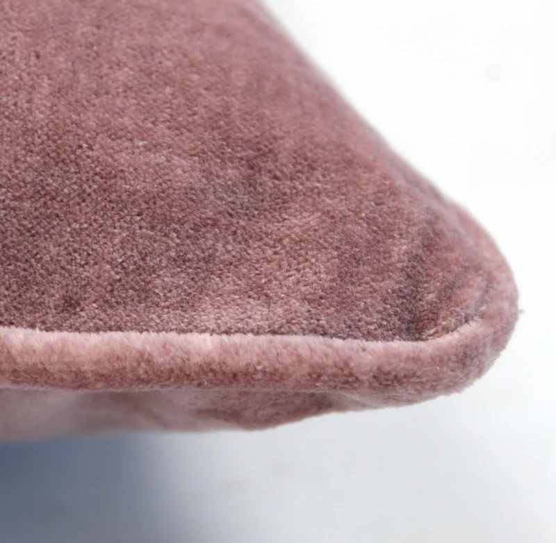 Kissenhülle Velours Mauve