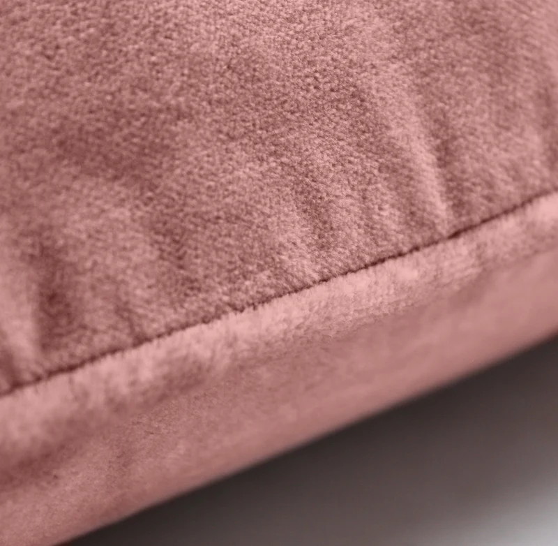 Kissenhülle Velours Mauve