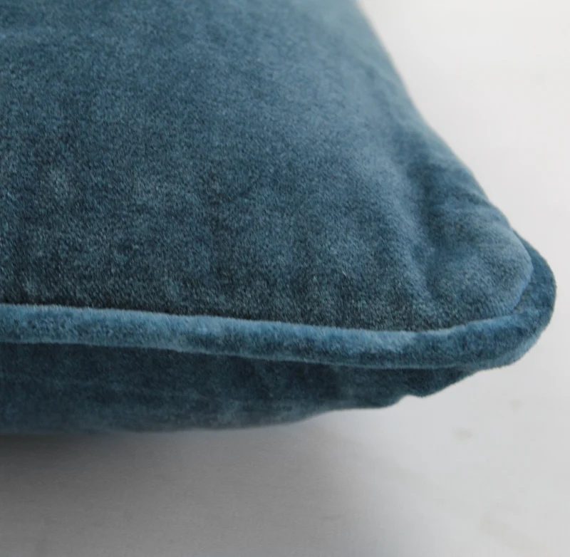 Kissenhülle Velours | denim