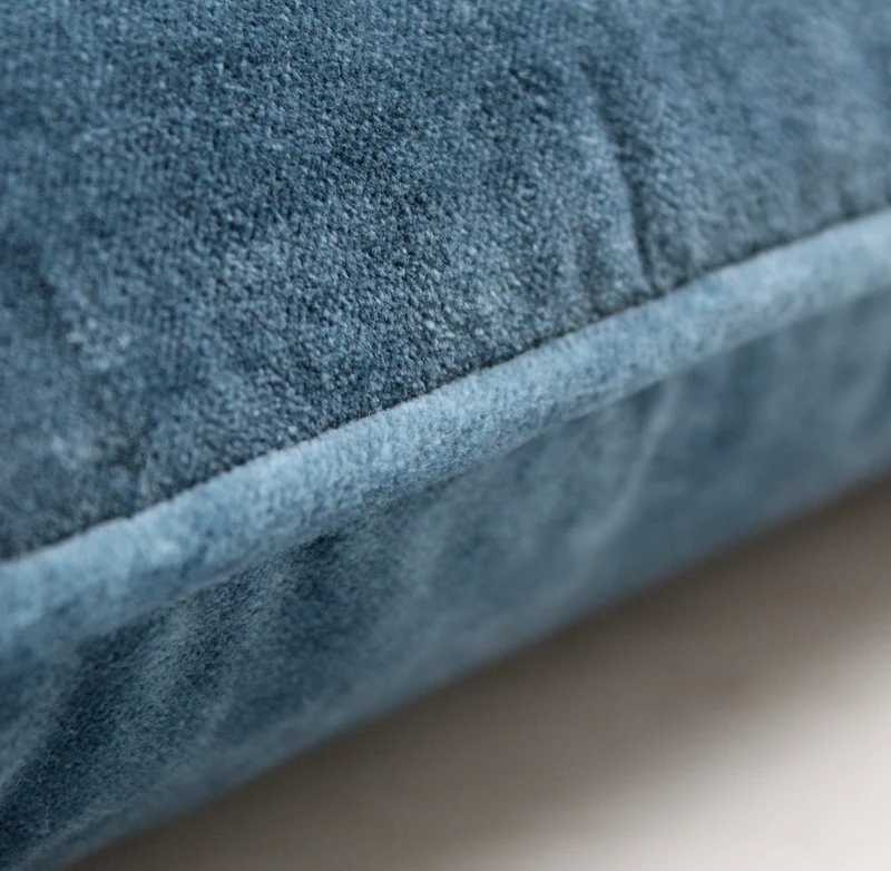 Kissenhülle Velours | denim