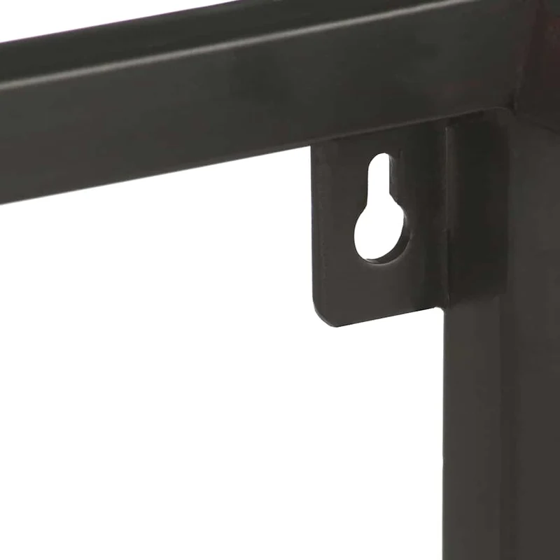 Wandregal 60x20x60 cm Altholz Massiv