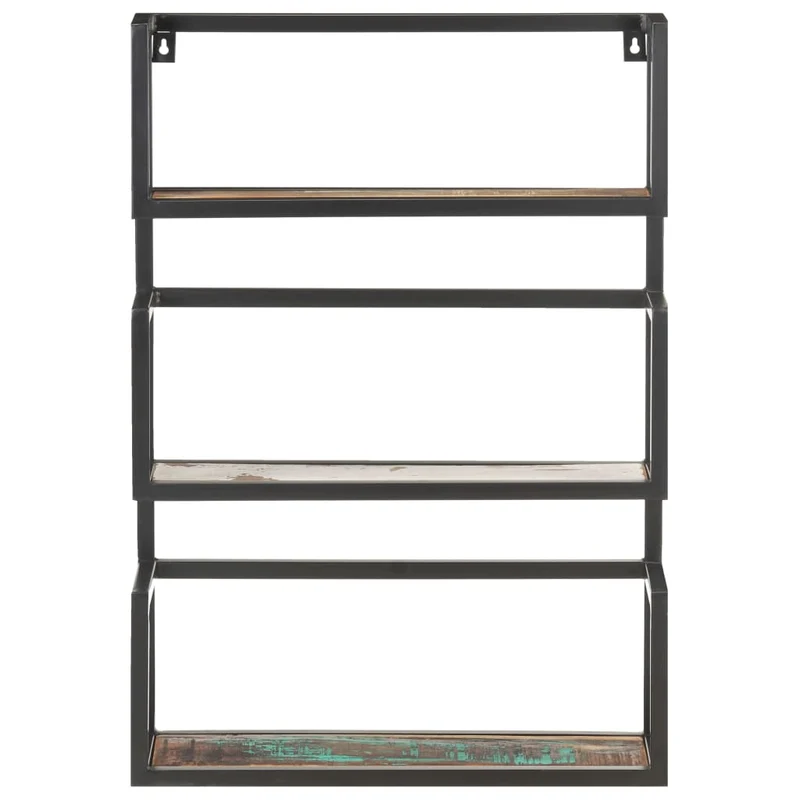 Wandregal 60x20x85 cm Altholz Massiv