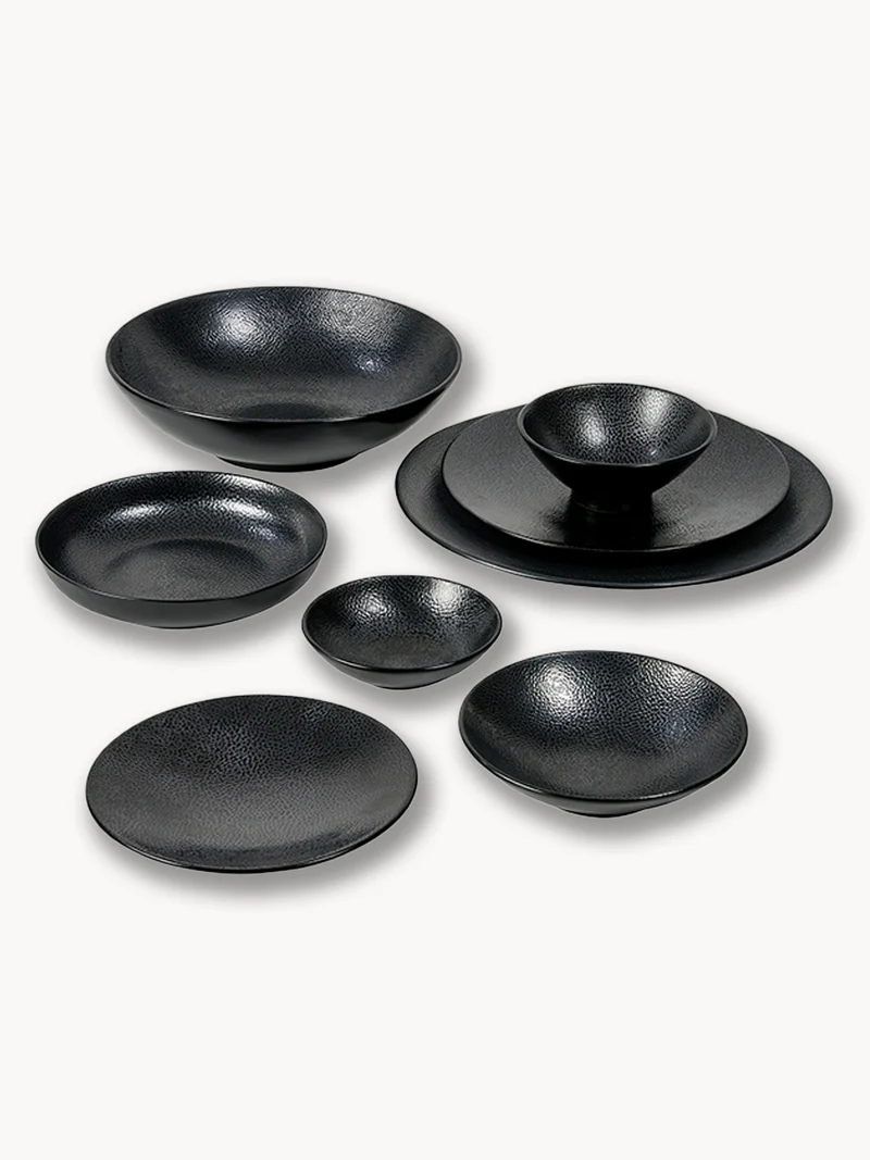 Kaori Dippschale – Krakelee & Rochen Optik, Ø 10 cm