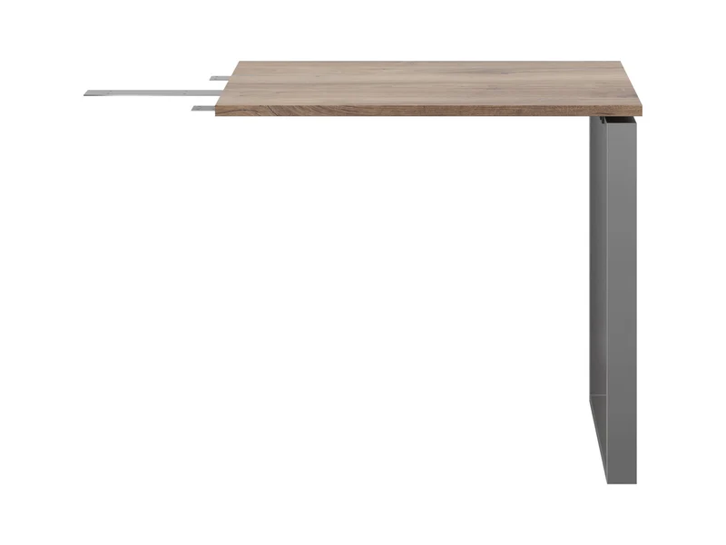 Nevada Corner Desk Connector – L-Shape Extension Unit | Flagstaff Oak