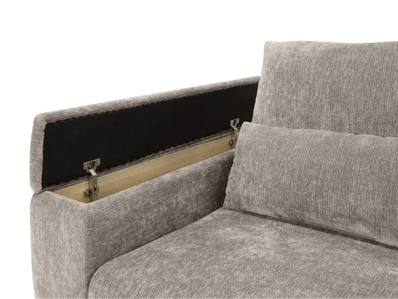Stretto D — 2-Seater Sofa Bed with Storage