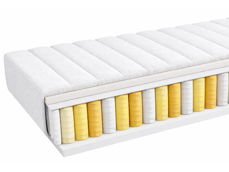 Simplo Pocket Spring Mattress 140x200 cm – 7 Zones, Medium H2, Micro Cover