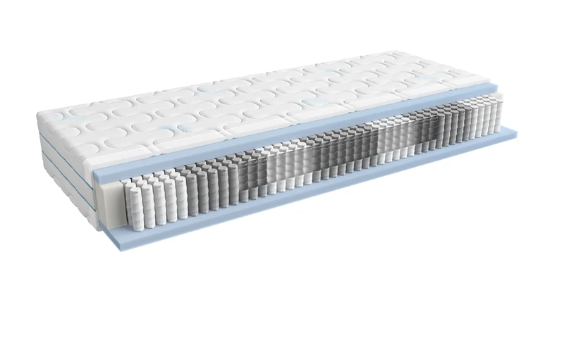 Kampas Pocket Spring Mattress 120x200 cm – 7 Zones, Medium H2, Q-Dry Cover