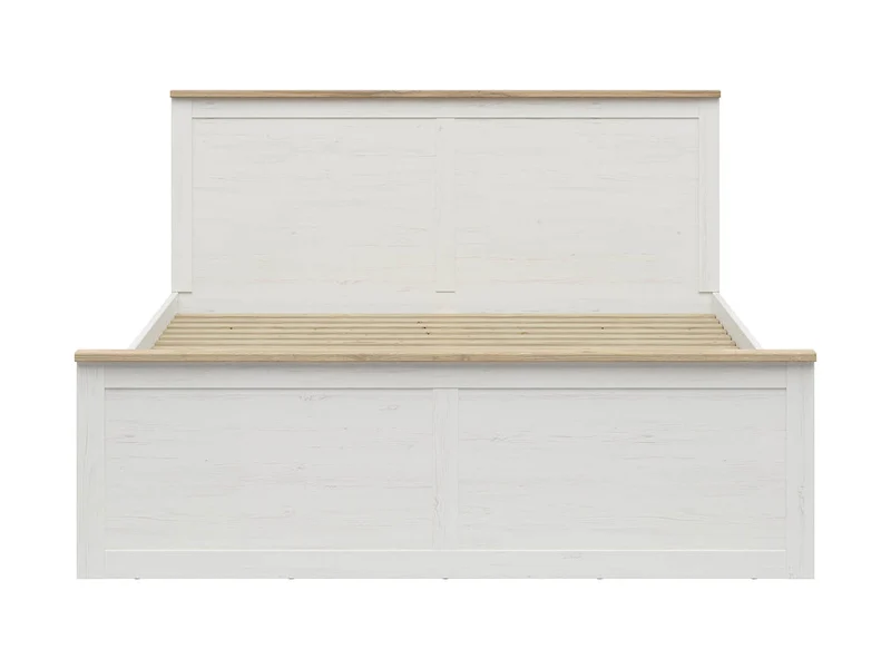 Loksa Bed 180×200 with Storage – Andersen Pine White | Scandinavian Bedroom