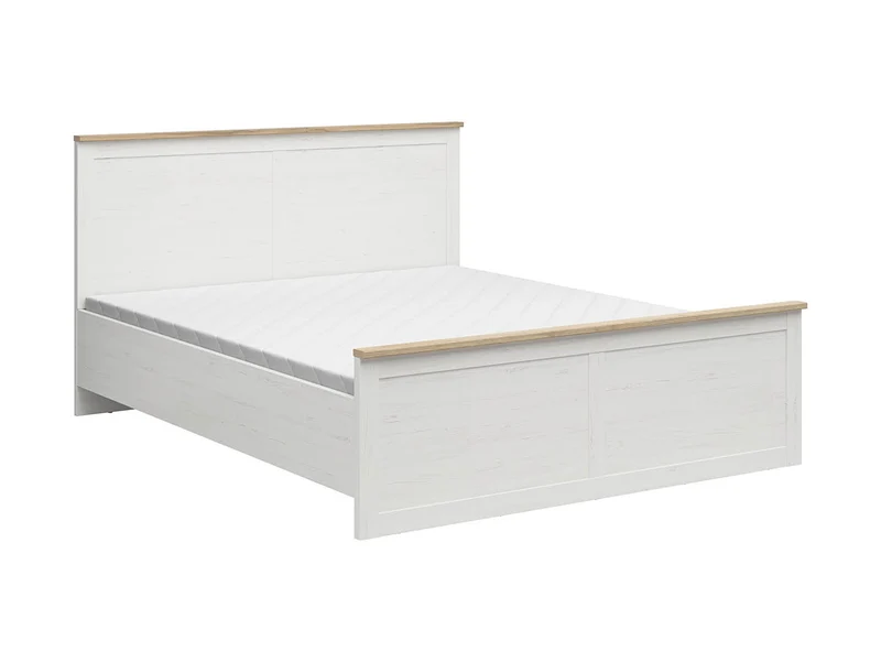 Loksa Bed 180×200 with Storage – Andersen Pine White | Scandinavian Bedroom