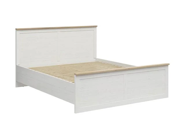 Loksa Bed 180×200 with Storage – Andersen Pine White | Scandinavian Bedroom