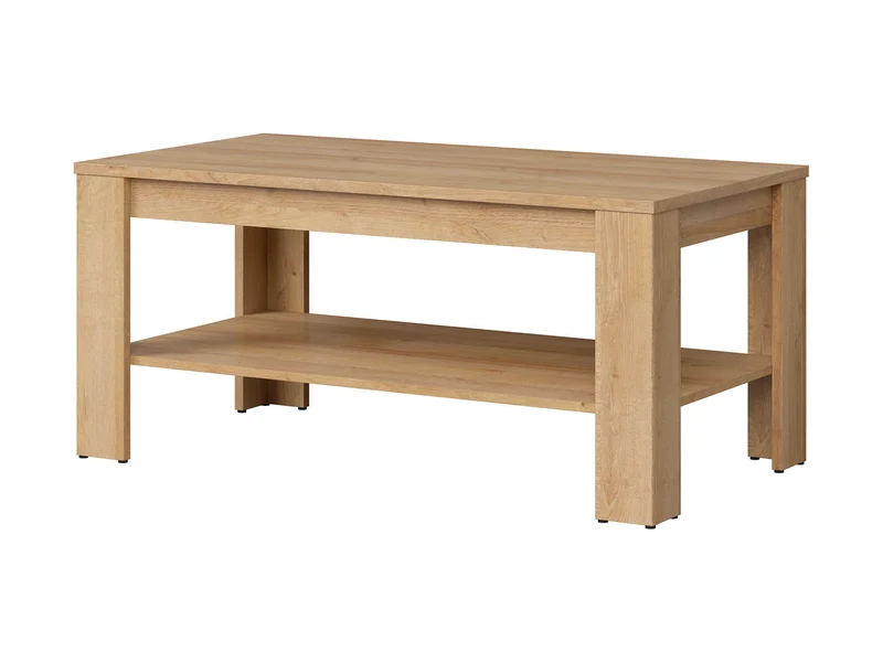 Bistro Coffee Table 110 cm – Riviera Oak / Sonoma Oak | Lower Shelf