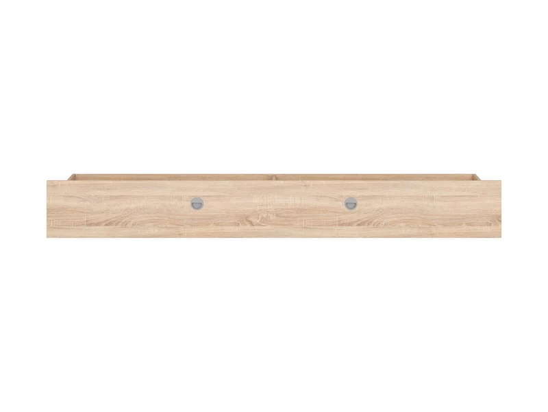 Nepo Plus Under-Bed Drawer for 90 & 120 cm Beds – Sonoma Oak | 2 Compartments & Wheels