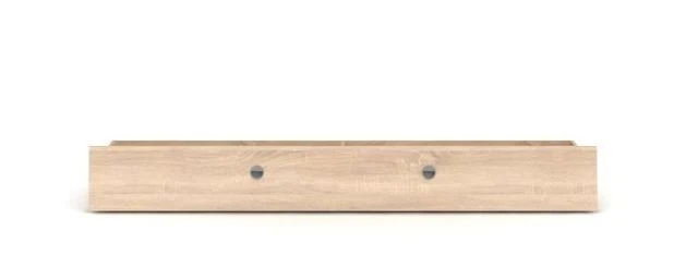Nepo Plus Under-Bed Drawer for 90 & 120 cm Beds – Sonoma Oak | 2 Compartments & Wheels