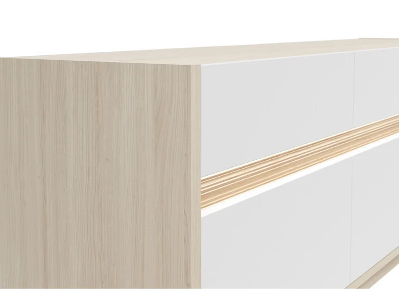 Kim — TV Cabinet with LED Lighting
