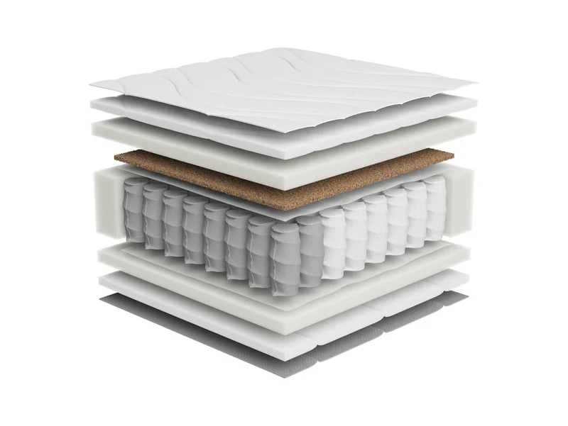 Tetrix Bed 160×200 + Ceres AV Mattress Set – Wotan Oak | Tall Headboard | Gas-Lift Storage | Pocket Springs | Aloe Vera Cover | 25-Year Spring Warranty