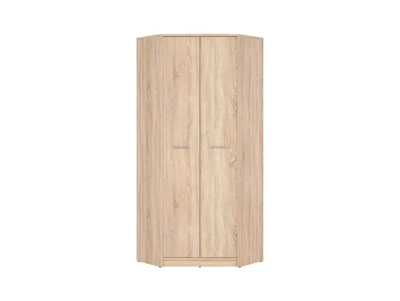 Nepo Plus Corner Wardrobe 79x197 cm – Sonoma Oak, 2 Doors, Hanging Rail, Kids & Teen Room