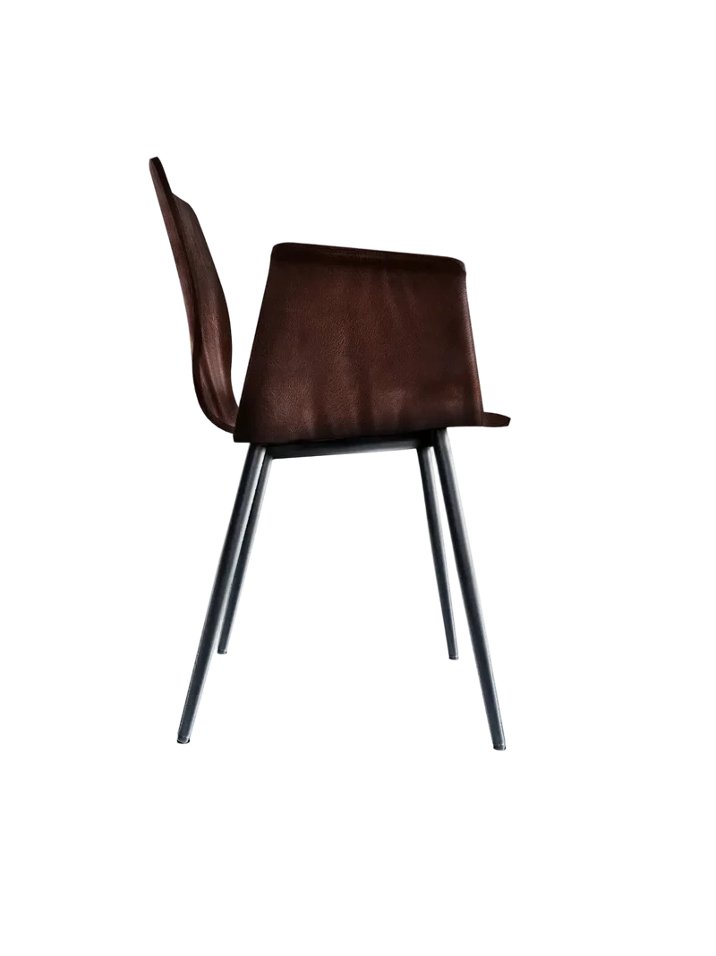 Armlehnstuhl | "Maverick Casual" – Büffelleder Dakota Brown