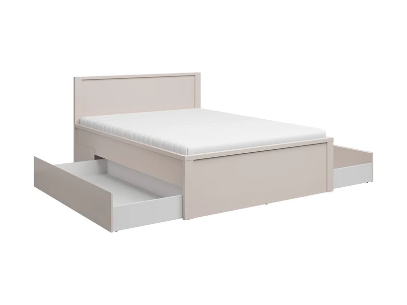 Kaspian T Bed Frame 160x200 cm – Kashmir | Upholstered Headboard Panel Compatible