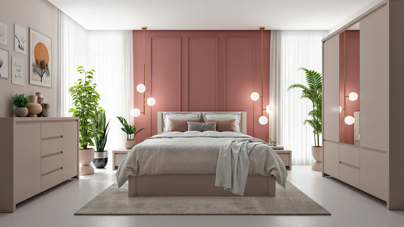 Kaspian Bed Frame 140x200 cm – Kashmir | Mattress & Slats Not Included