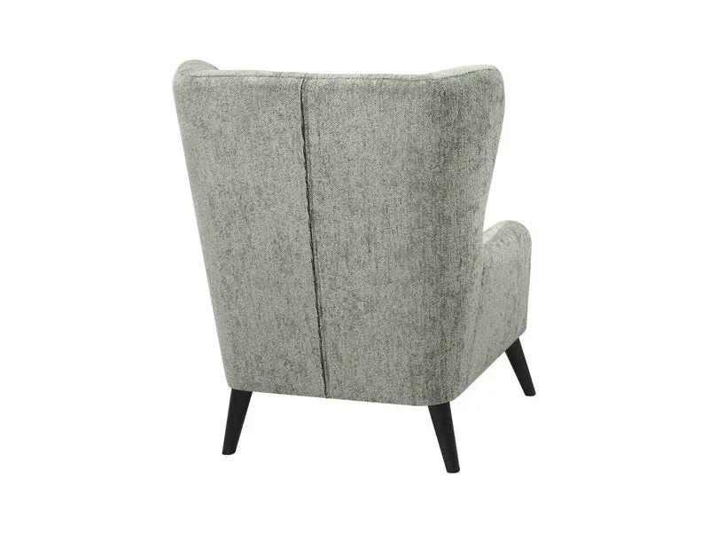 Casey Quilted Armchair – High Back, Sinuous Spring & Hardwood Legs