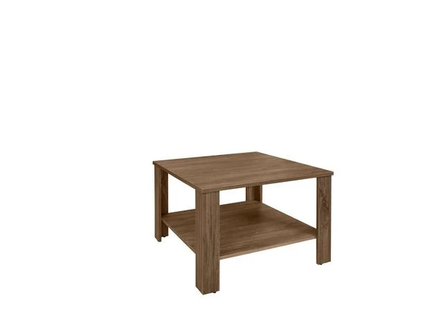 Odette Square Coffee Table 67.5 cm – Stirling Oak | Laminated Top | Modern Living Room