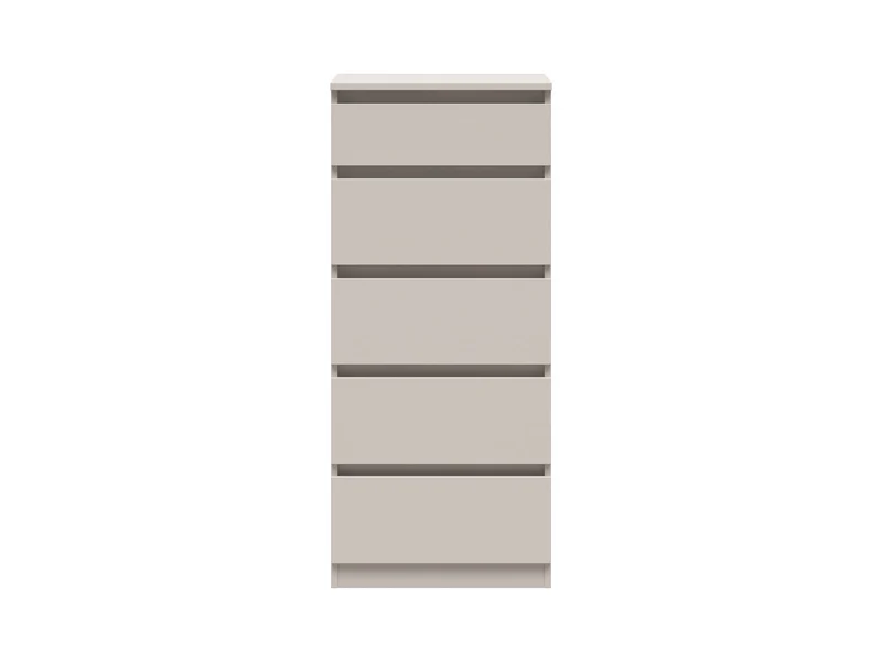 Tetrix Tall Chest of Drawers — 5 Drawers & Handleless Fronts, Uni Kashmir