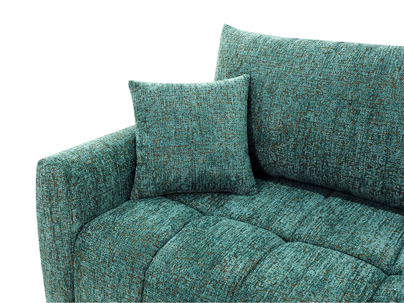 Cloud 3-Seater Sofa Bed — DL Auto Mechanism, 153x184cm Sleeping Surface, Bedding Storage & Cushions, Bella 75