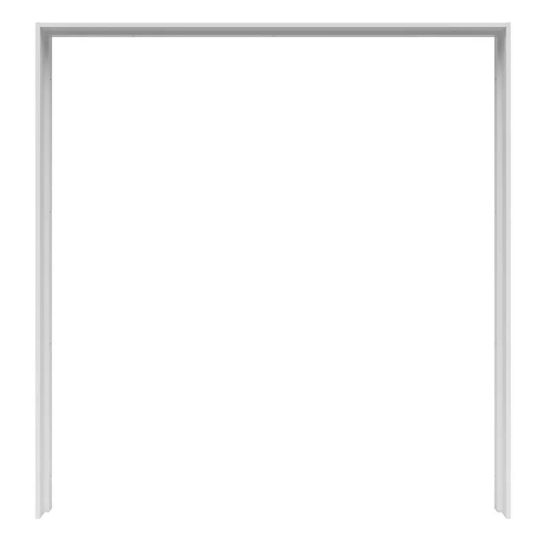 Tetrix Wardrobe Surround Frame (Passe-Partout) 183 | White High Gloss | 190.5x199x17cm | Wardrobe Accessory