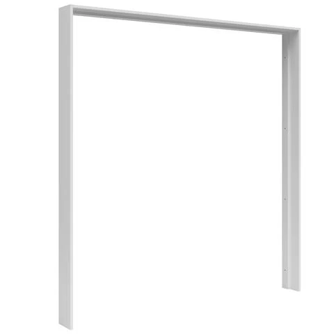 Tetrix Wardrobe Surround Frame (Passe-Partout) 183 | White High Gloss | 190.5x199x17cm | Wardrobe Accessory