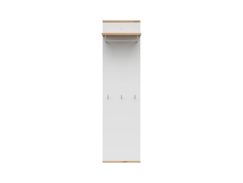 Yamael — Wall Panel with Hooks & Shelf