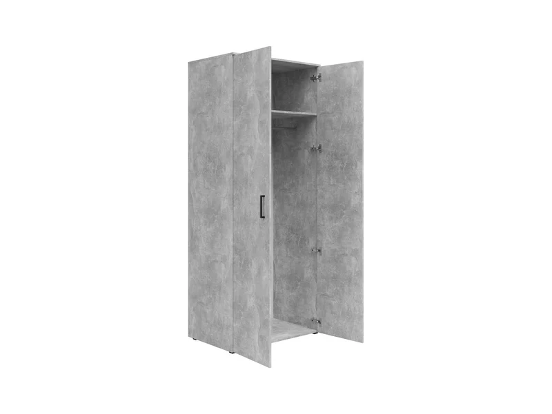 MultiDo — Wardrobe 80 cm with Hanging Rail & Shelf