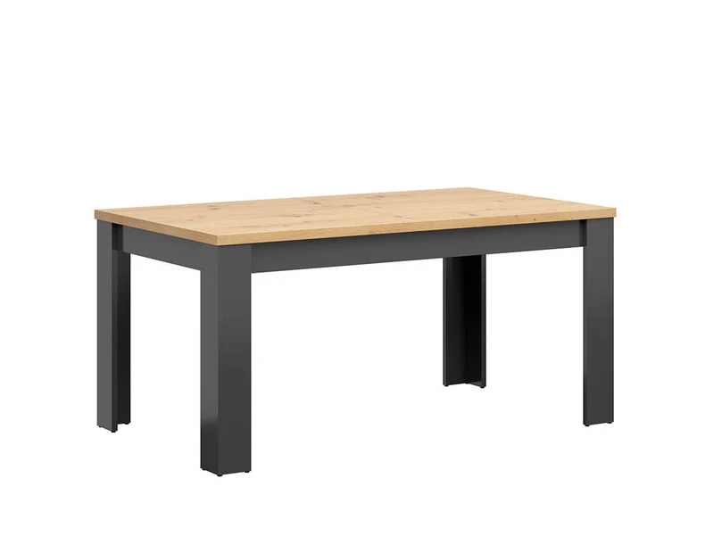 Hesen Extendable Dining Table – 6–8 Seats | 160–200×90 cm | Graphite / Artisan Oak