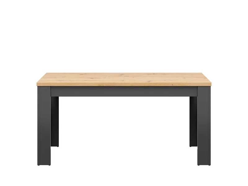 Hesen Extendable Dining Table – 6–8 Seats | 160–200×90 cm | Graphite / Artisan Oak