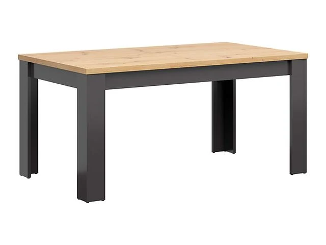 Hesen Extendable Dining Table – 6–8 Seats | 160–200×90 cm | Graphite / Artisan Oak